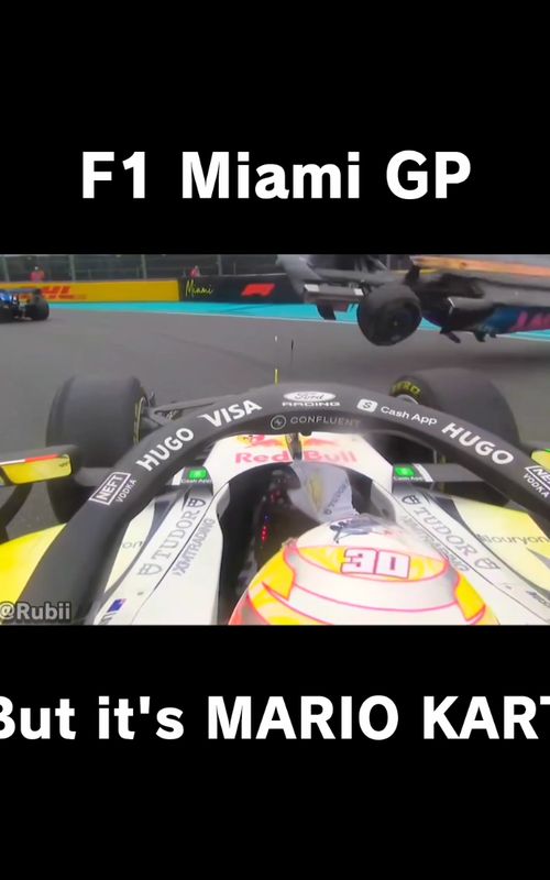F1 Miami GP but it's Mario Kart 🇺🇸 #F1 #miamigp #meme #funny