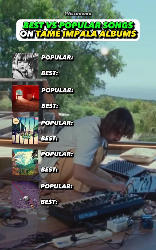 Tame Impalas Best vs Popular songs #tameimpala #dracula #jennie #remix #currents 