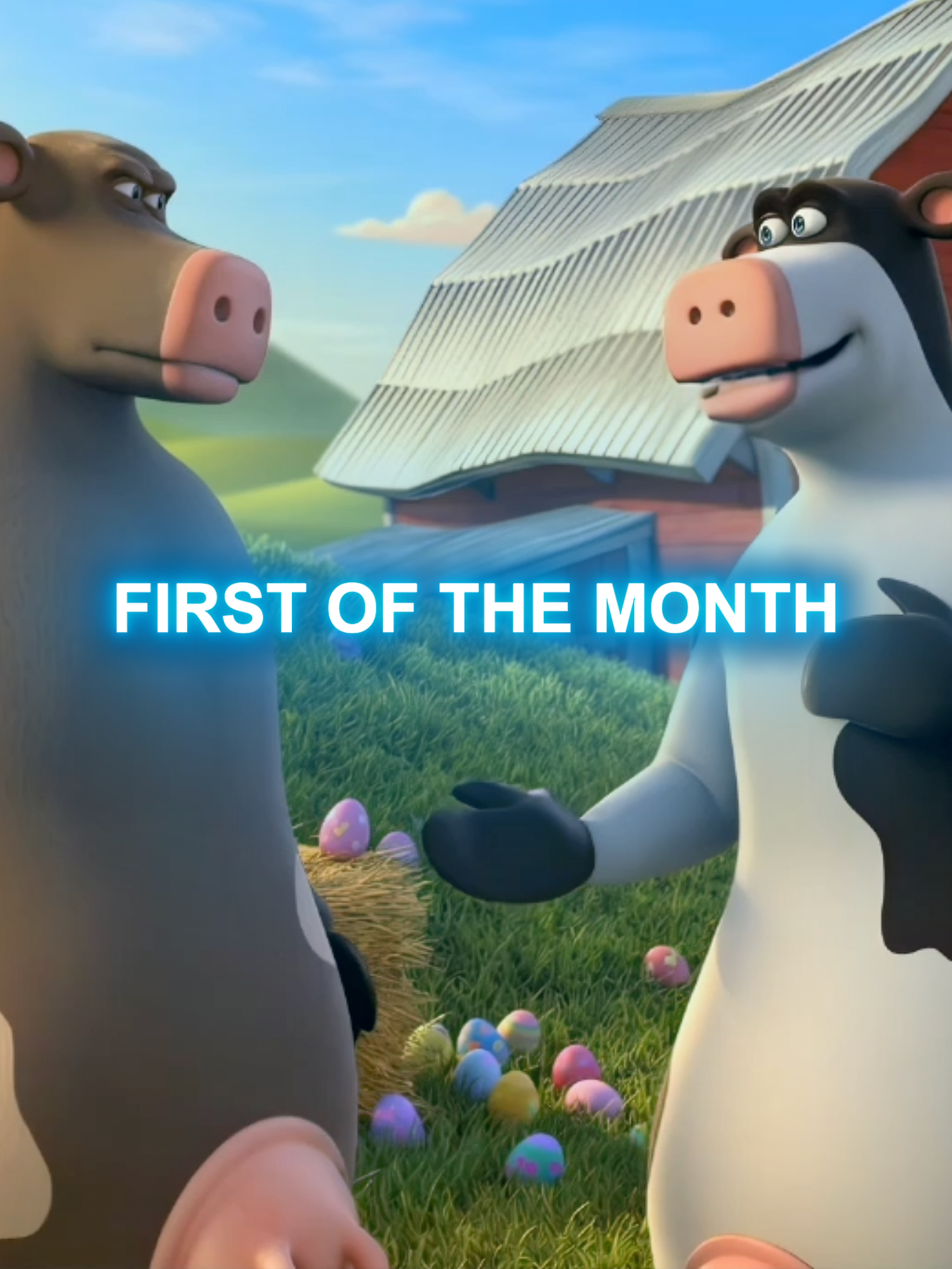 THE FIRST OF APRIL IS HERE #firstofthemonth #wakeupitsthefirstofthemonth #tradition #edit #fyp #barnyard