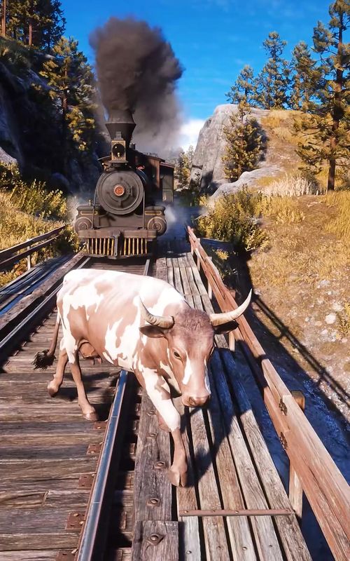 The cow tried… but couldn’t escape 🐄😔...Red Dead Redemption 2 . . . #gamingontiktok #gaming #tiktokgaming #fypシ゚ #fyp #rdr2 #reddeadredemption2