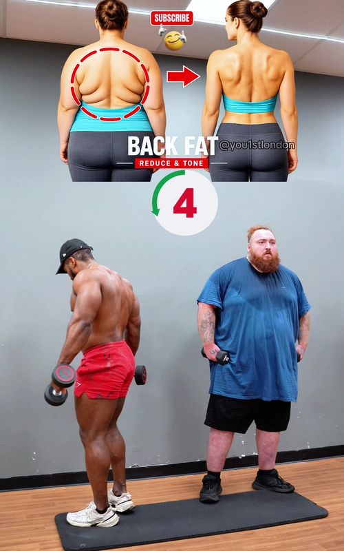 Say goodbye to back fat with this workout 🔥 #backfat #homeworkout #fitnessmotivaton #viral #fyp 