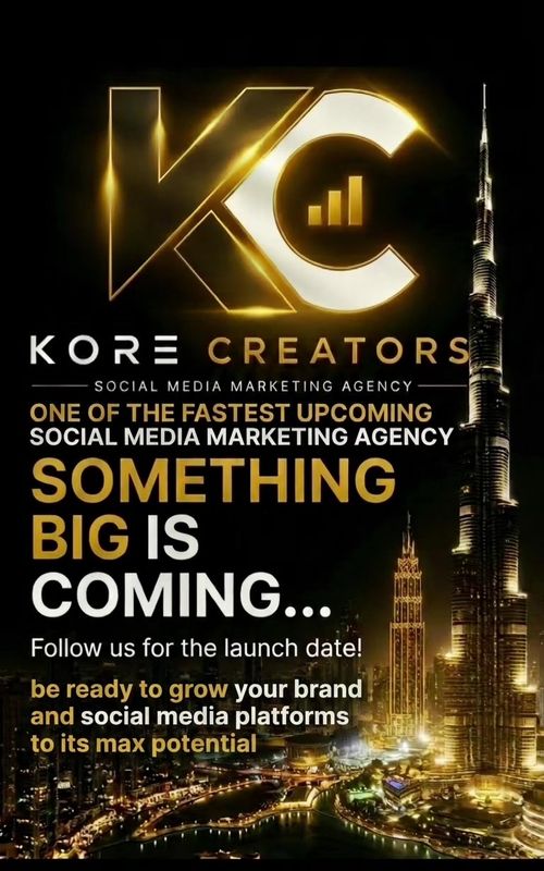 #fyp #KORECREATORS #Socialmedia #marketingagency #comingsoon stay tuned for any further updates contact us on our IG IN BIO  for more information!
