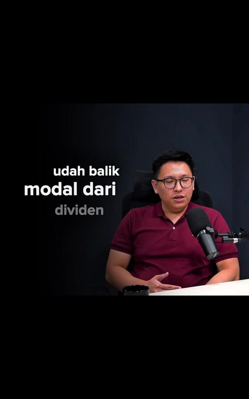 Modal investasi bisa balik 100% cuma dari dividen? 🤯.       #DividendInvesting #InvestasiSaham #BelajarSaham #PassiveIncome #RadityaDika 