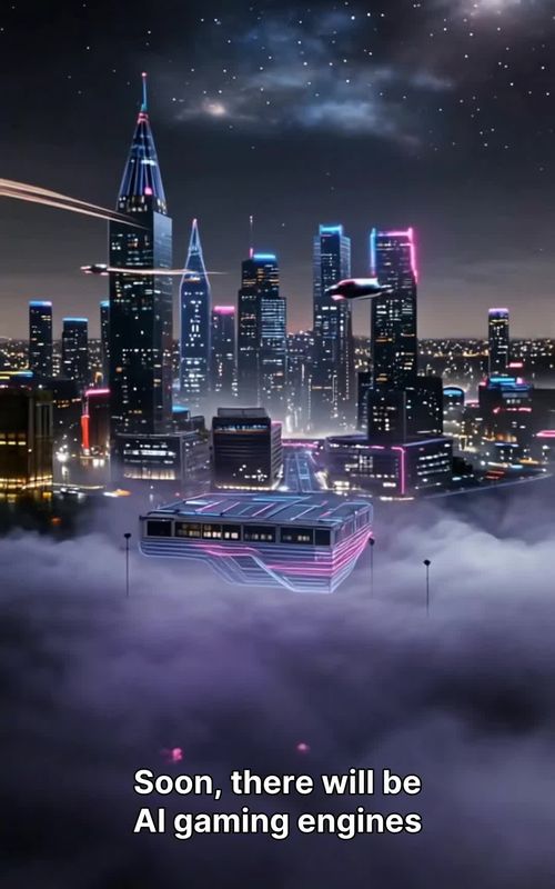 The future of gaming is insane. 🤯 Imagine creating a whole universe with just one sentence. What world are you building first? Let me know in the comments! 👇 #AIGaming #FutureTech #gamedev 